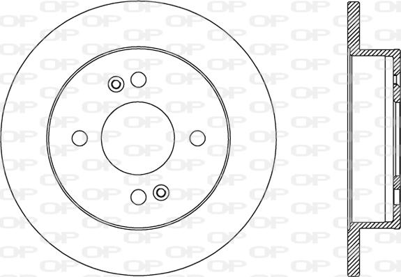 Open Parts BDA2792.10 - Brake Disc autospares.lv