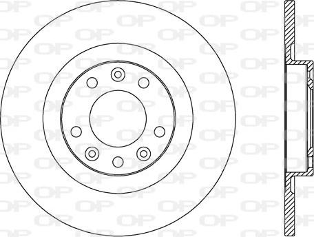 Open Parts BDA2741.10 - Brake Disc autospares.lv