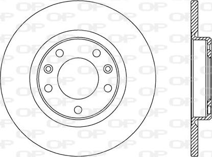 Open Parts BDA2743.10 - Brake Disc autospares.lv