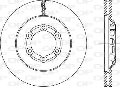 Open Parts BDA2711.20 - Brake Disc autospares.lv