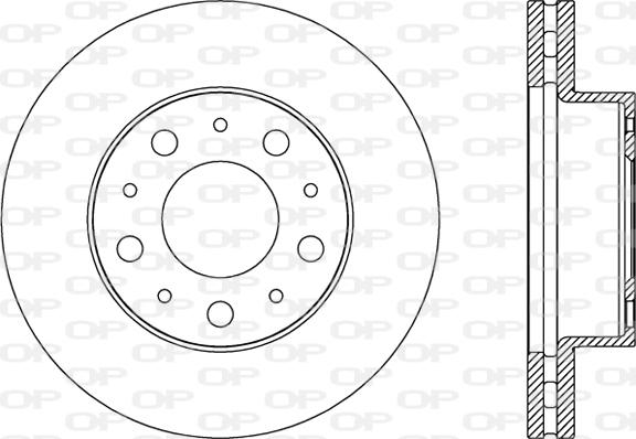 Open Parts BDA2786.20 - Brake Disc autospares.lv