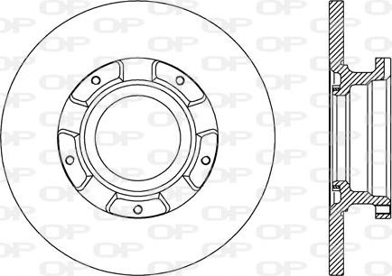 Open Parts BDA2735.10 - Brake Disc autospares.lv