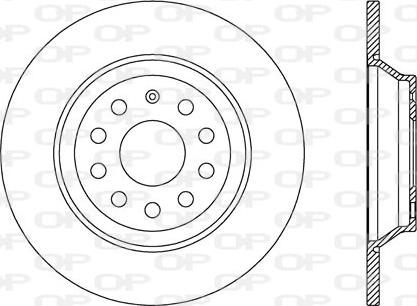 Open Parts BDA2721.10 - Brake Disc autospares.lv