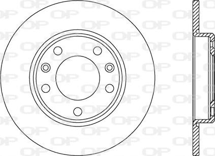 Open Parts BDA2723.10 - Brake Disc autospares.lv