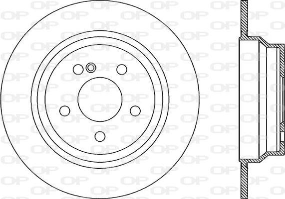 Open Parts BDR1995.10 - Brake Disc autospares.lv