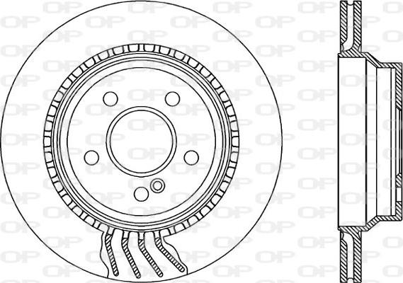 Open Parts BDR1996.20 - Brake Disc autospares.lv