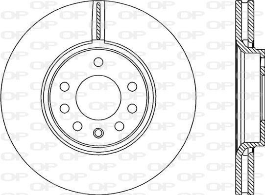 Open Parts BDR1990.20 - Brake Disc autospares.lv