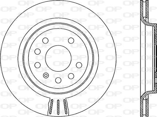 Open Parts BDR1992.20 - Brake Disc autospares.lv