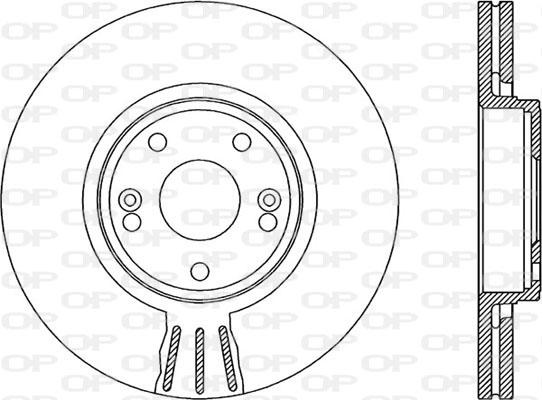 Open Parts BDR1959.20 - Brake Disc autospares.lv