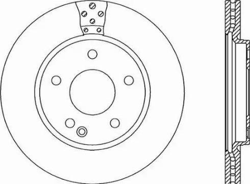 Open Parts BDR195120 - Brake Disc autospares.lv