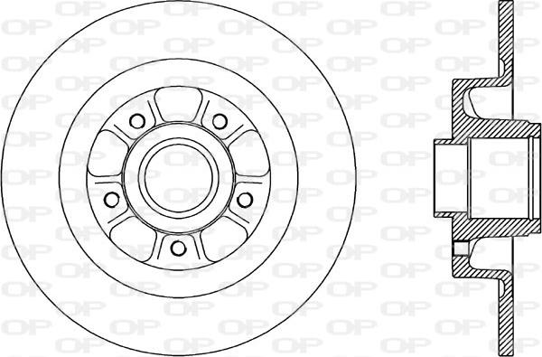 Open Parts BDR1960.10 - Brake Disc autospares.lv