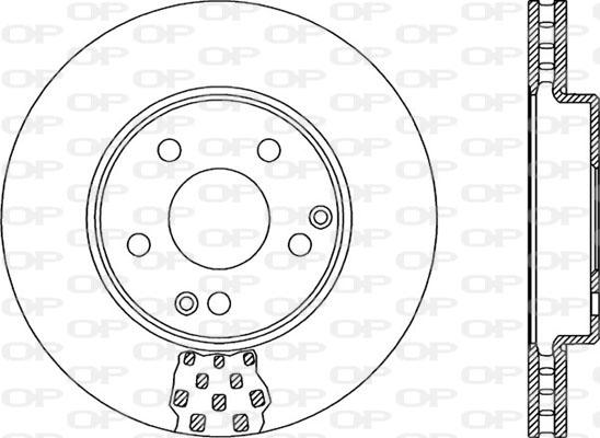 Open Parts BDR1916.20 - Brake Disc autospares.lv