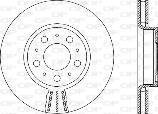 Open Parts BDR1910.20 - Brake Disc autospares.lv