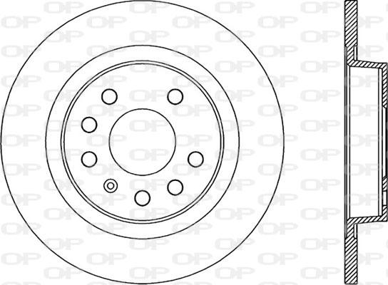 Open Parts BDR1989.10 - Brake Disc autospares.lv
