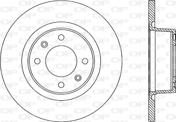 Open Parts BDR1931.10 - Brake Disc autospares.lv