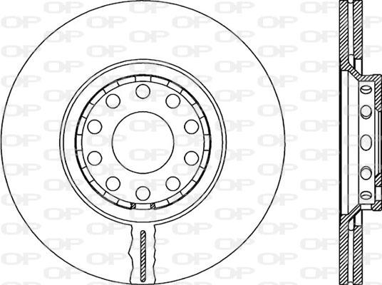 Open Parts BDR1924.20 - Brake Disc autospares.lv