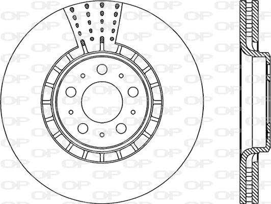 Open Parts BDR1977.20 - Brake Disc autospares.lv