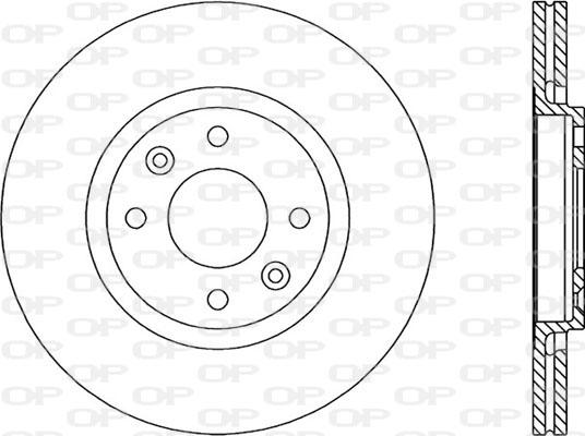 Open Parts BDR1456.20 - Brake Disc autospares.lv