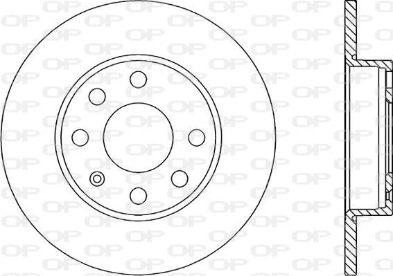 Open Parts BDR1402.10 - Brake Disc autospares.lv