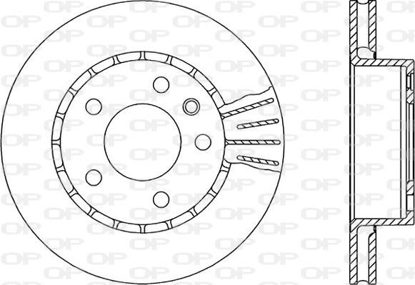 Open Parts BDR1407.20 - Brake Disc autospares.lv