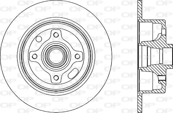 Open Parts BDR1413.10 - Brake Disc autospares.lv
