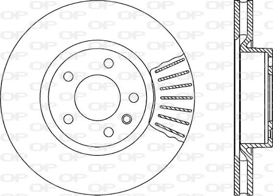 Open Parts BDR1417.20 - Brake Disc autospares.lv