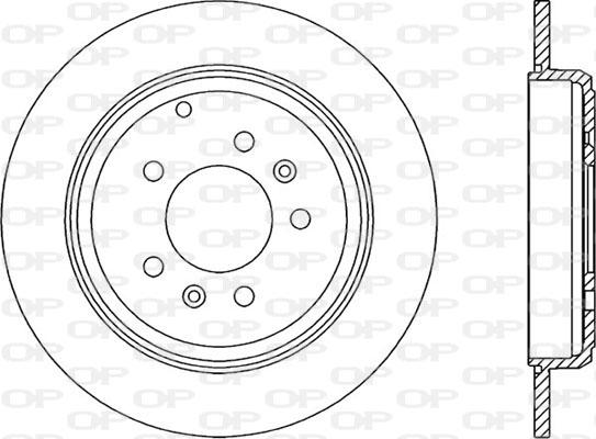 Open Parts BDR1434.10 - Brake Disc autospares.lv