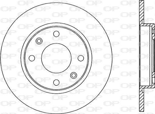 Open Parts BDR1431.10 - Brake Disc autospares.lv