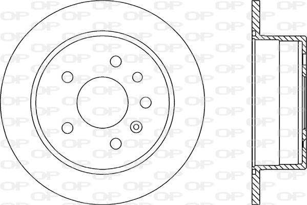 Open Parts BDR1421.10 - Brake Disc autospares.lv