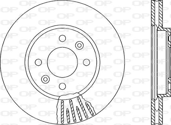 Open Parts BDR1476.20 - Brake Disc autospares.lv