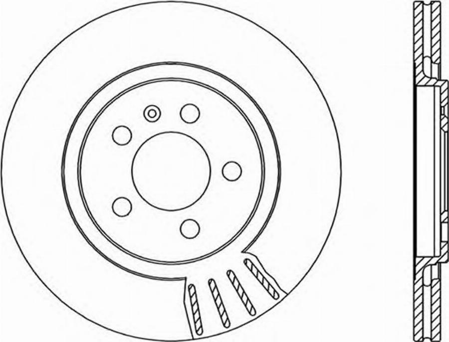 Open Parts BDR1587.20 - Brake Disc autospares.lv