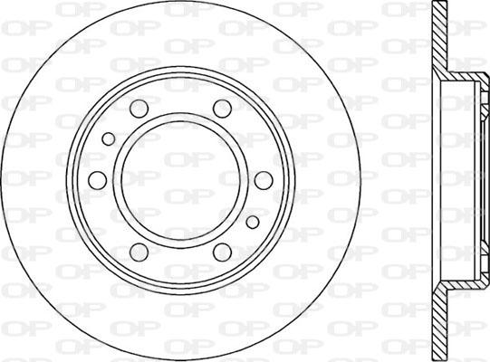 Open Parts BDR1530.10 - Brake Disc autospares.lv