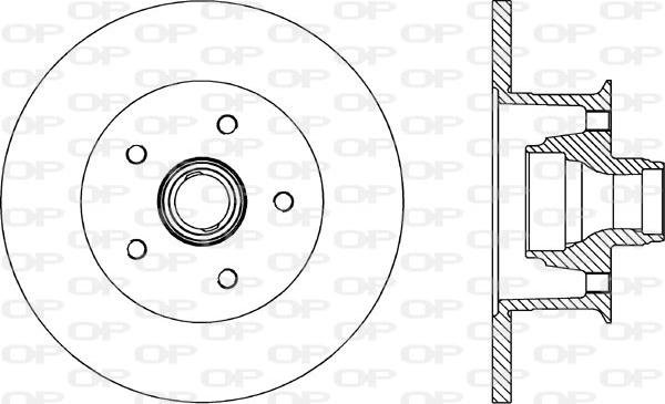 Open Parts BDR1576.10 - Brake Disc autospares.lv