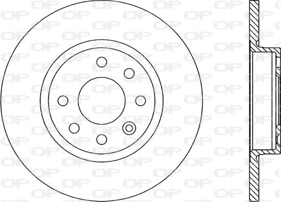 Open Parts BDR1606.10 - Brake Disc autospares.lv