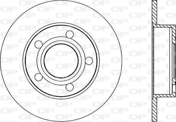 Open Parts BDR1045.10 - Brake Disc autospares.lv