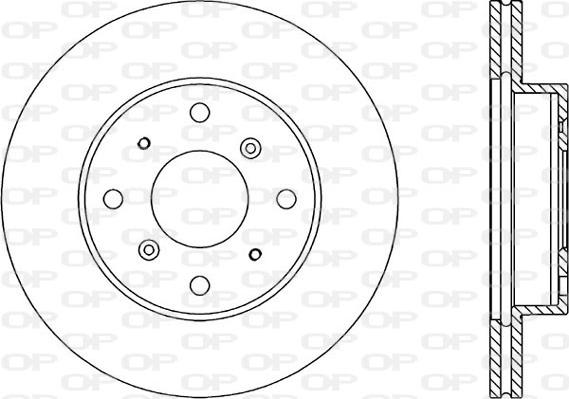 Open Parts BDR1053.20 - Brake Disc autospares.lv