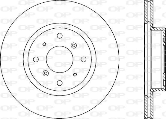 Open Parts BDR1052.20 - Brake Disc autospares.lv