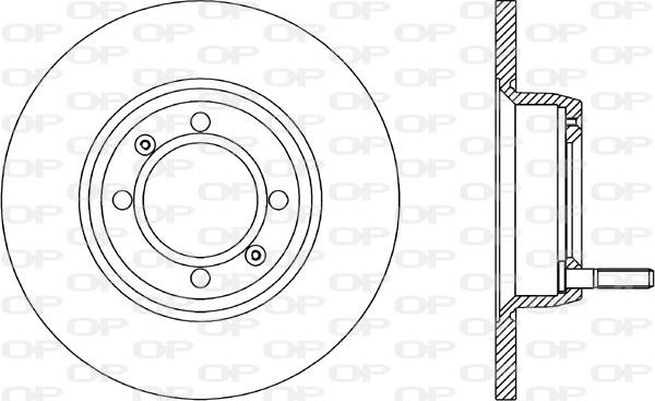 Open Parts BDR1011.10 - Brake Disc autospares.lv