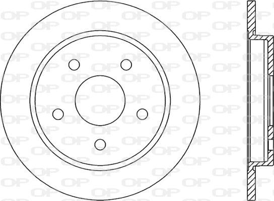 Open Parts BDR1164.10 - Brake Disc autospares.lv