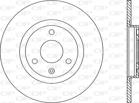 Open Parts BDR1108.10 - Brake Disc autospares.lv