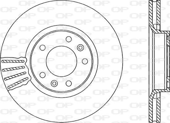 Open Parts BDR1114.20 - Brake Disc autospares.lv