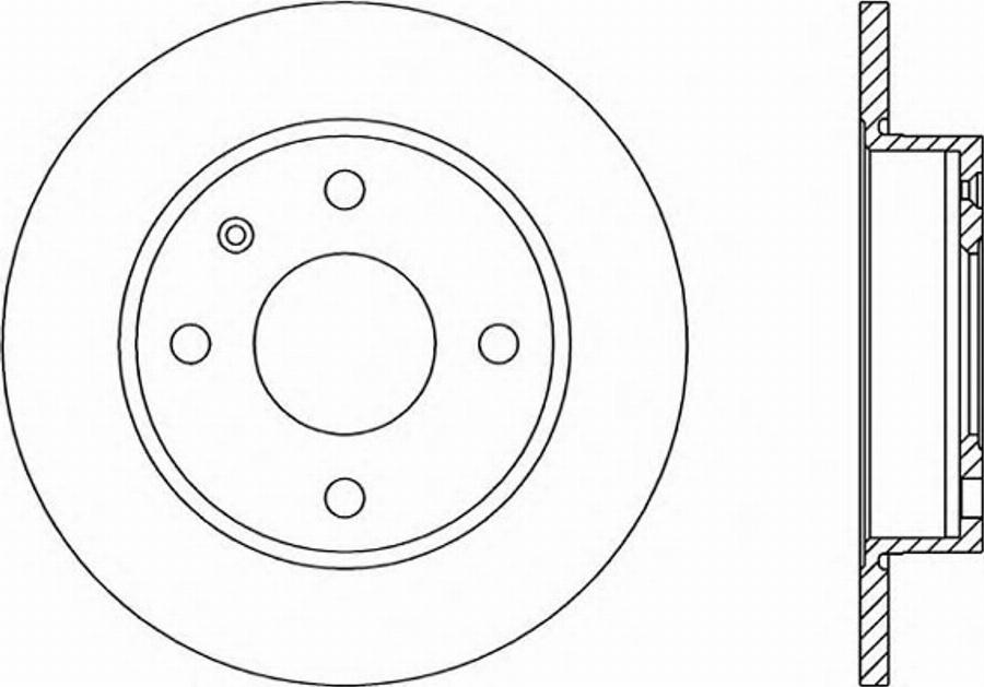 Open Parts BDR1175.10 - Brake Disc autospares.lv