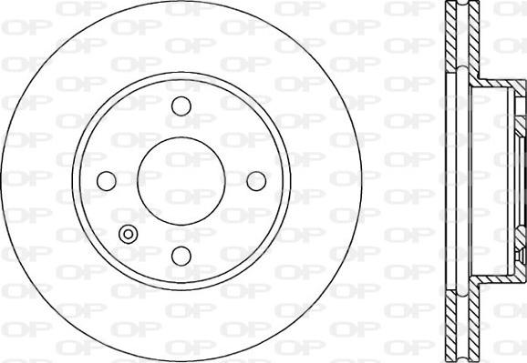 Open Parts BDR1170.20 - Brake Disc autospares.lv