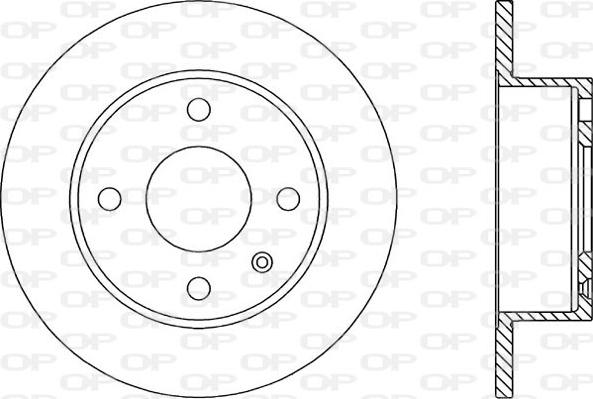 Open Parts BDR1171.10 - Brake Disc autospares.lv