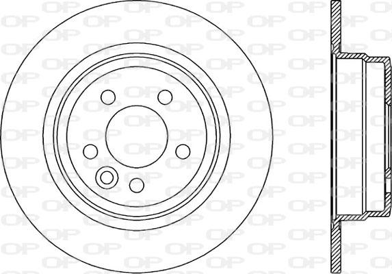 Open Parts BDR1894.10 - Brake Disc autospares.lv