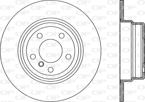 Open Parts BDR1891.10 - Brake Disc autospares.lv