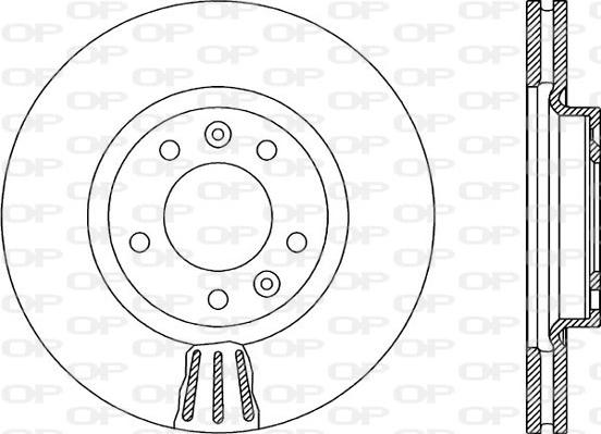 Open Parts BDR1898.20 - Brake Disc autospares.lv