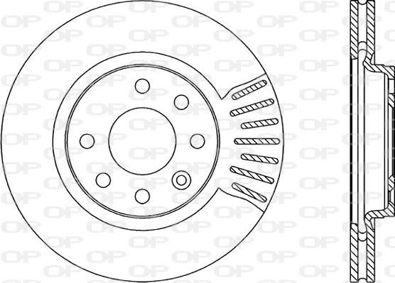 Open Parts BDR1845.20 - Brake Disc autospares.lv