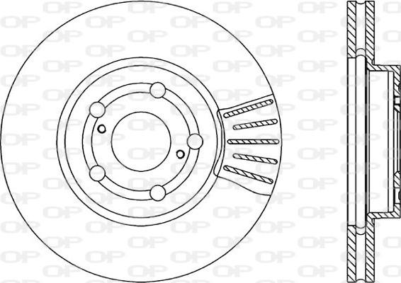 Open Parts BDR1840.20 - Brake Disc autospares.lv