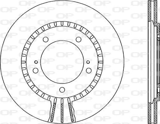 Open Parts BDR1868.20 - Brake Disc autospares.lv